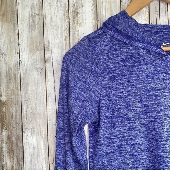 Nike Heather Purple Slip Over Lightweight Hooded Jacket - Picture 3 of 6